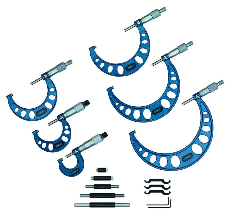 مجموعة ميكرومتر خارجي فاولر 522150061 مع نطاق قياس 06