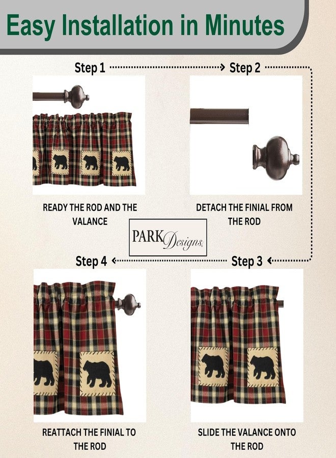 Park Designs Concord Bear Lined Valance, 60 x 14" - Image 4