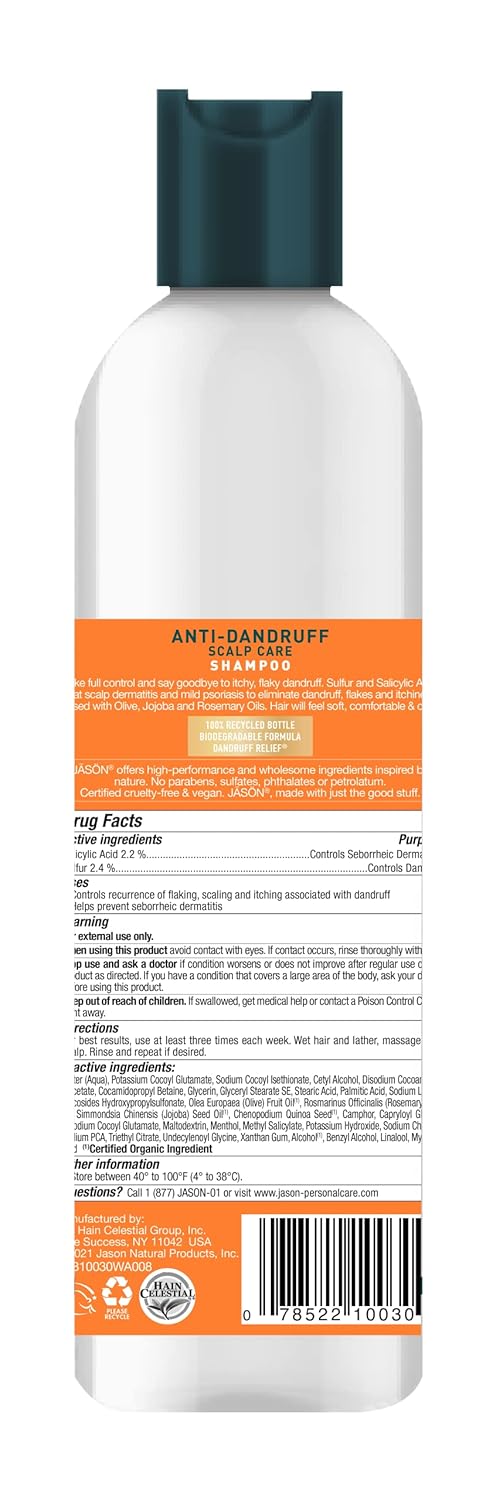 Jason Natural Jason Natural Dandruff Relief Shampoo 354ml  - Image 3