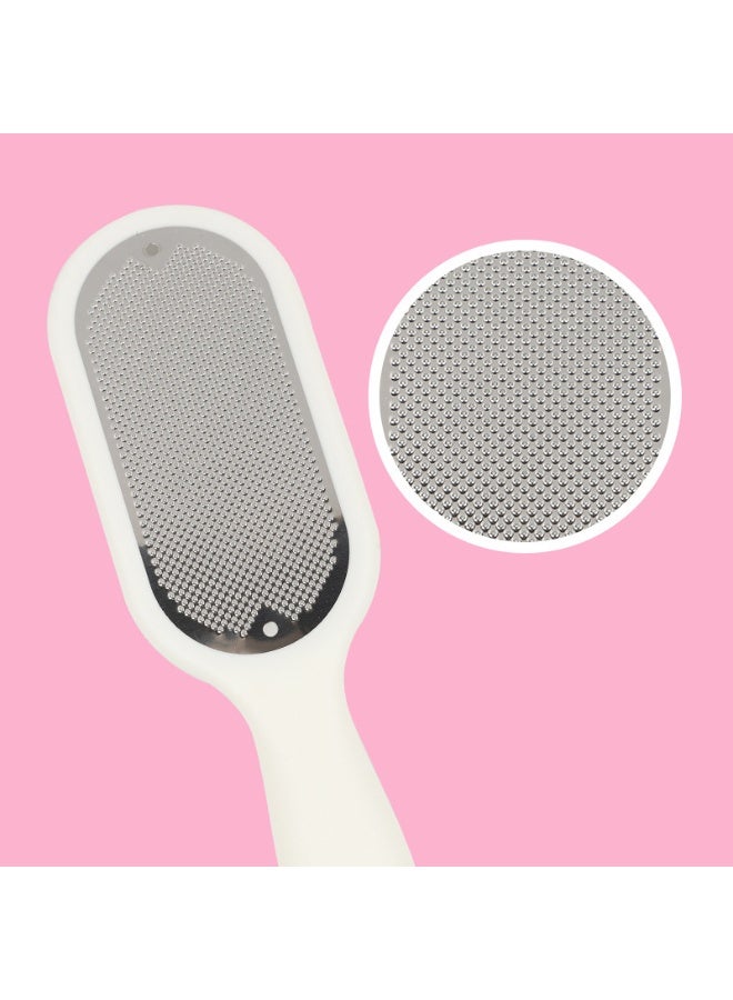 Manual Foot File and Rasp for Dead Skin Removal, Stainless Steel High-Quality Pedicure Tool for Calluses, Cracked Heels, and Rough Skin, Professional Foot Scraper for Home and Salon Use, Ergonomic Blue Handle for Comfortable Grip, Durable Foot Care Instrument for Men and Women, Thick Skin Remover and Hard Skin Exfoliator, Heavy-Duty Personal Foot Care Tool for Soft, Smooth, and Healthy Feet - Image 2