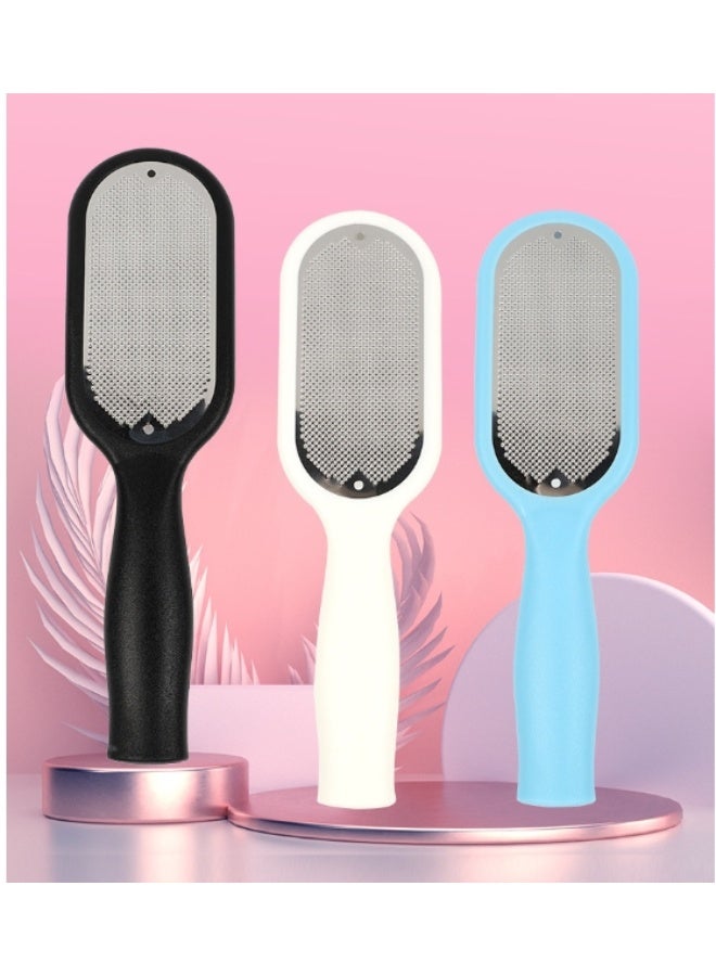 Manual Foot File and Rasp for Dead Skin Removal, Stainless Steel High-Quality Pedicure Tool for Calluses, Cracked Heels, and Rough Skin, Professional Foot Scraper for Home and Salon Use, Ergonomic Blue Handle for Comfortable Grip, Durable Foot Care Instrument for Men and Women, Thick Skin Remover and Hard Skin Exfoliator, Heavy-Duty Personal Foot Care Tool for Soft, Smooth, and Healthy Feet - Image 3