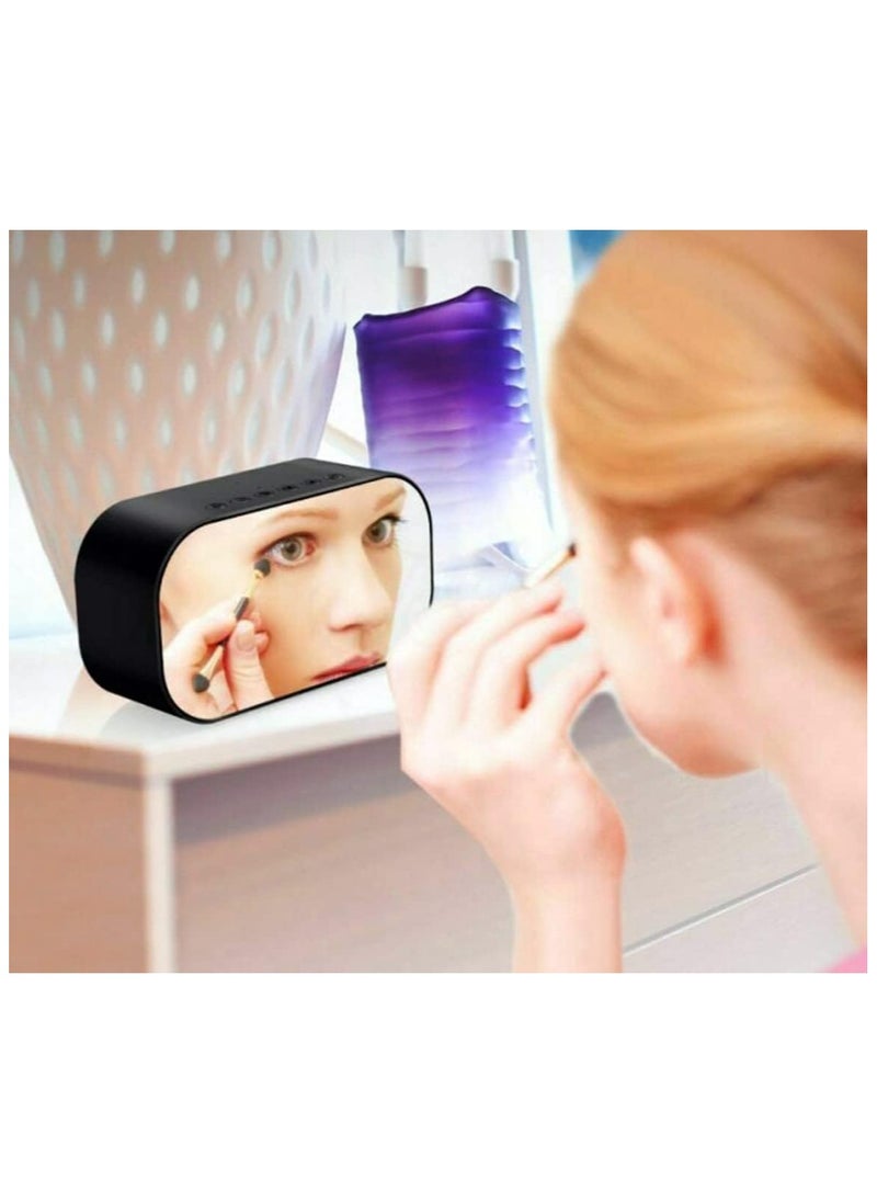 Generic - Digital LED Mirror Display Alarm Clock | Adjustable Brightness, Dual Alarms, USB Charging, Temperature Display, Sleek Modern Design for Bedroom, Desk, or Office - Image 1