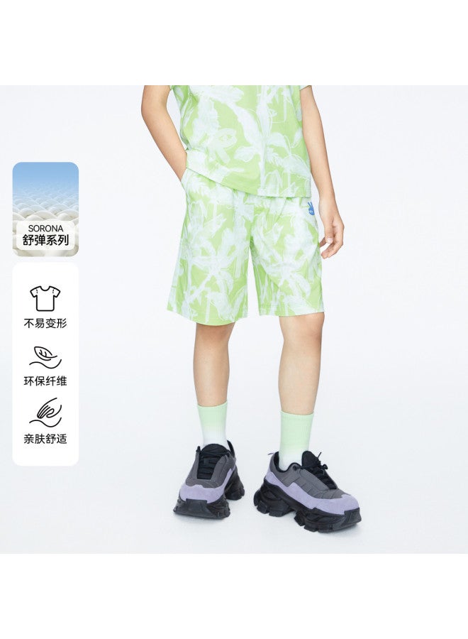 Annil boys' Summer Shorts New Breathable Stretch Casual Running Athletic 5-pocket Shorts - Image 2