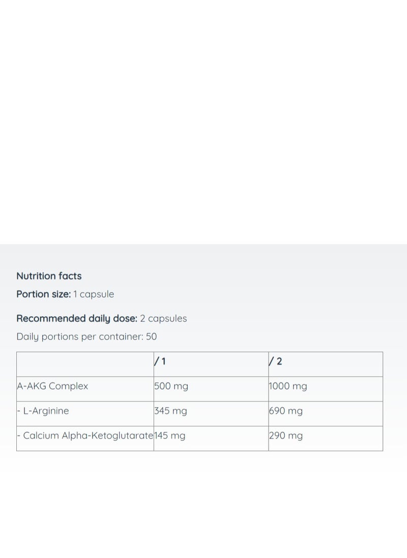Nutriversum - نيوتريفرسوم - أداء معزز وطاقة بدون محفزات، كبسولات L-أرجينين، حصة - Image 1