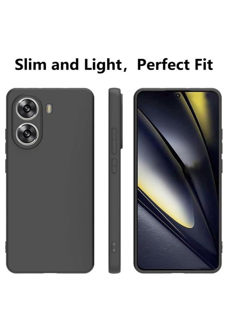 ELTRAZONE غطاء Xiaomi Poco X7 Pro 5G - غطاء واقي من السيليكون الناعم المقاوم للصدمات مع بطانة ميكروفايبر داخلية، مقاوم للخدوش وحماية كاملة للكاميرا - Image 3