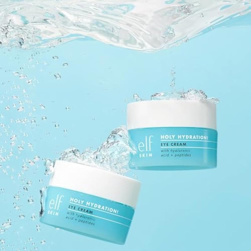 elf e.l.f. SKIN Holy Hydration! Eye Cream Mini, Rich Hydrating Eye Cream For Minimizing Dark Circles, Infused With Hyaluronic Acid, Vegan & Cruelty-free - Image 4