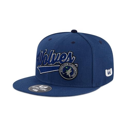 Ultra Game NBA Official Men’s Snap Back 3D Embroidered Team Logo Baseball Cap Hat - Unisex, Minnesota Timberwolves, Team Color, 1SIZE - Image 1