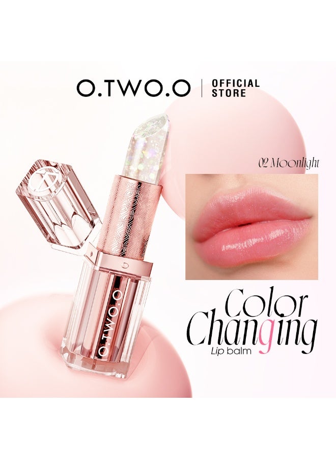 OTWOO O.TWO.O Haute Gold Foil Thermochromic Lipstick – Color-Changing Moisturizing Lip Balm (#01,SUNLIGHT) - Image 2