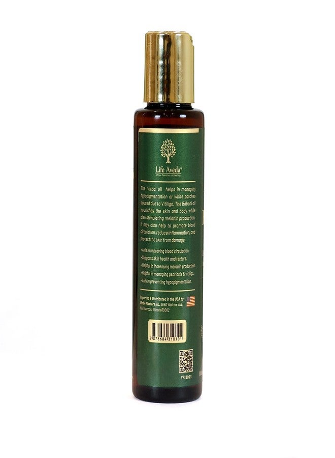 Life Aveda Babchi Nourishing Herbal Oil | Get Radiant & Glowing Skin* Boosts Melanin Production | Helps in Psoriasis, Vitiligo & Hypopigmentation (100 ml) - Image 3