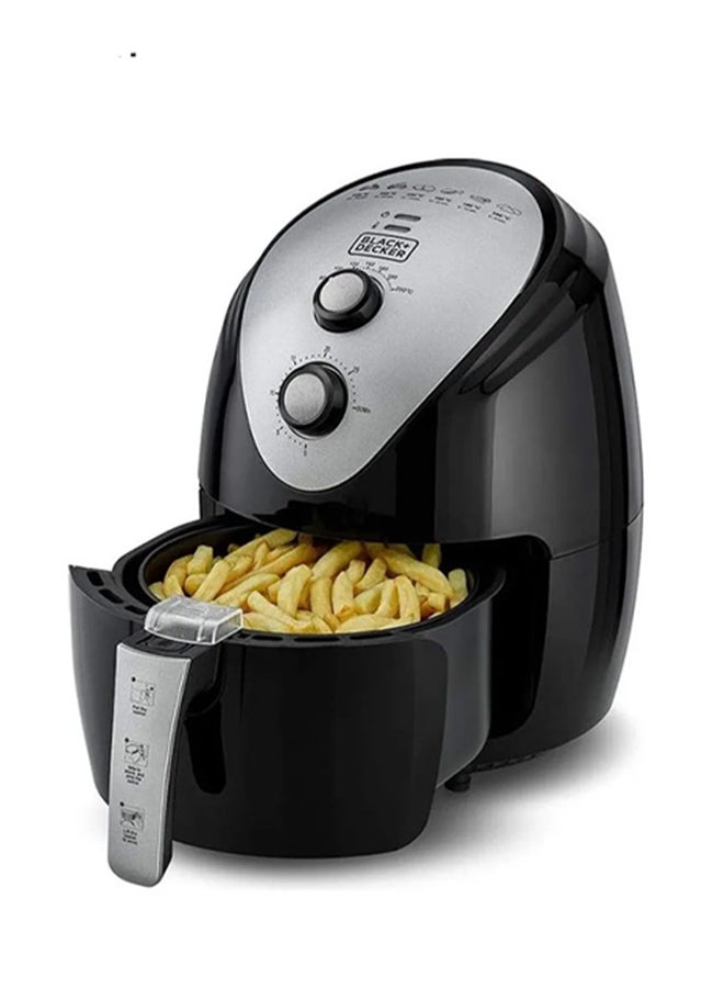 BLACK+DECKER Air Fryer with 1.1KG, Anti Stick, with Rapid Air Convection Technology  (Suitable for 3-5 People) 3.5 L 1500 W AF150-B5 Black/Grey - Image 4