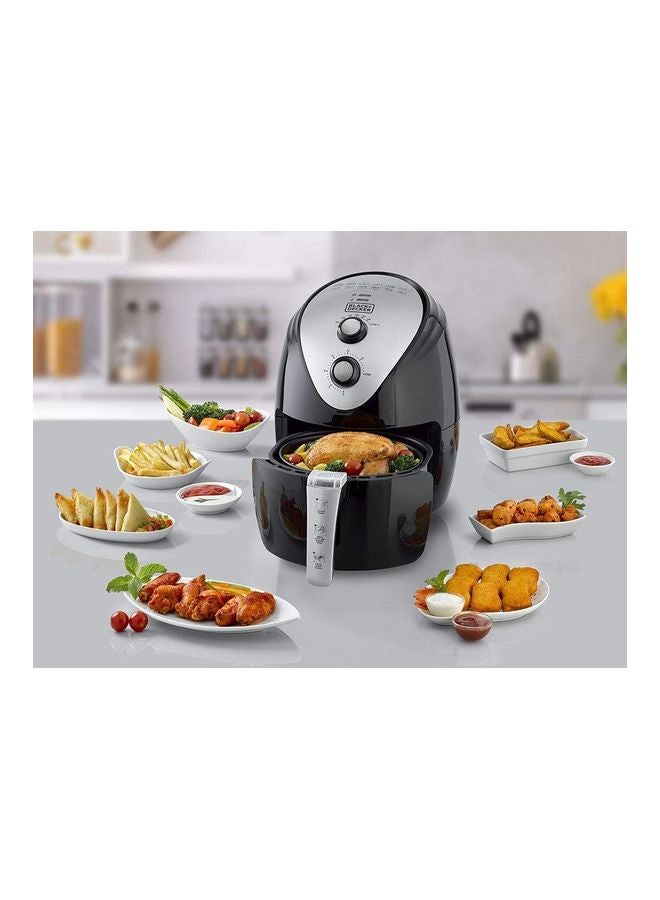 BLACK+DECKER Air Fryer with 1.1KG, Anti Stick, with Rapid Air Convection Technology  (Suitable for 3-5 People) 3.5 L 1500 W AF150-B5 Black/Grey - Image 2