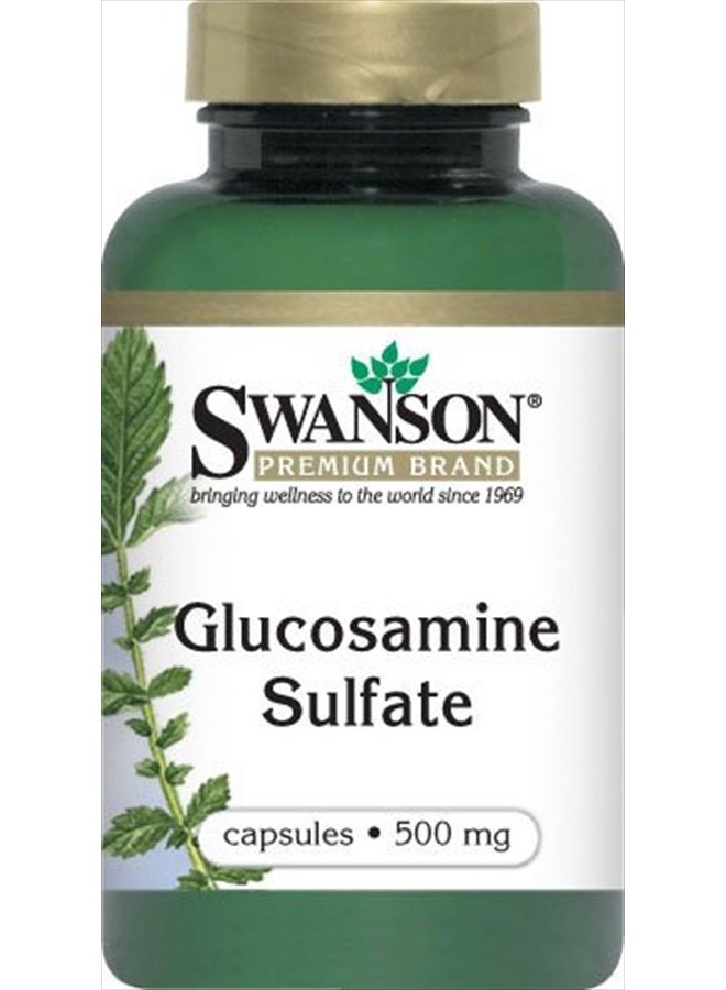 SWANSON Glucosamine Sulfate 2Kcl 500 Milligrams 250 Capsules - Image 2