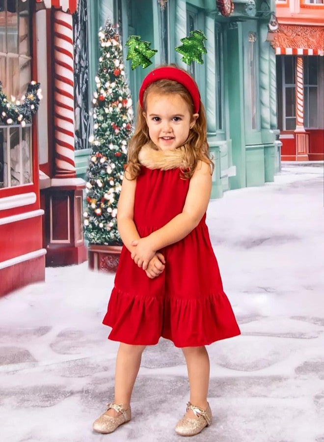 INFISPACE Christmas Sequin Bopper Headband/Santa Hairband Headgear for Adults & Kids (Free Size, Green, 1) - Image 4