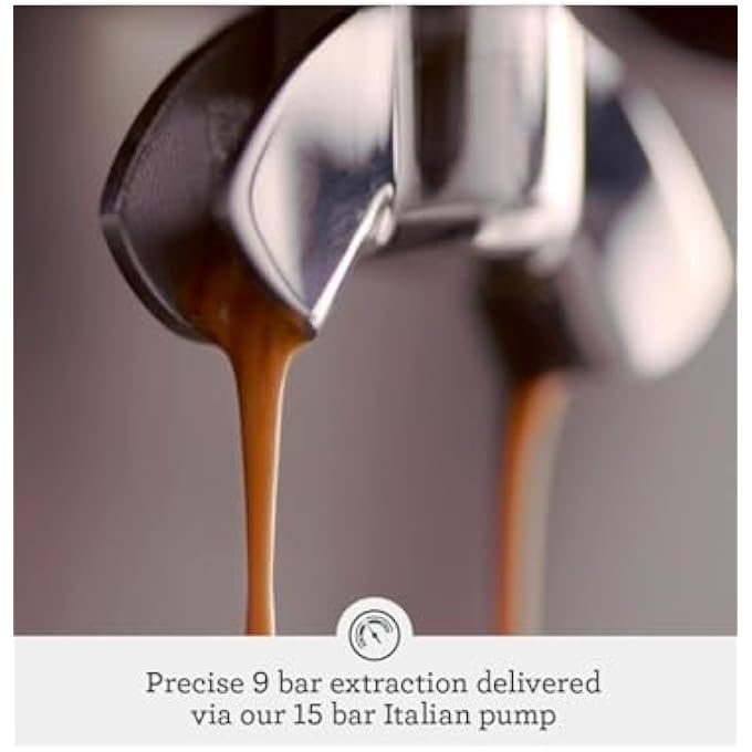 سيج ماكينة تحضير القهوة باريستا برو من الحبوب إلى الكوب مع مطحنة وخافق حليب من الفولاذ المقاوم للصدأ المصقول، إصدار الإمارات العربية المتحدة، ضمان لمدة عامين من الشركة المصنعة، قهوة مجانية من الخام - Image 4