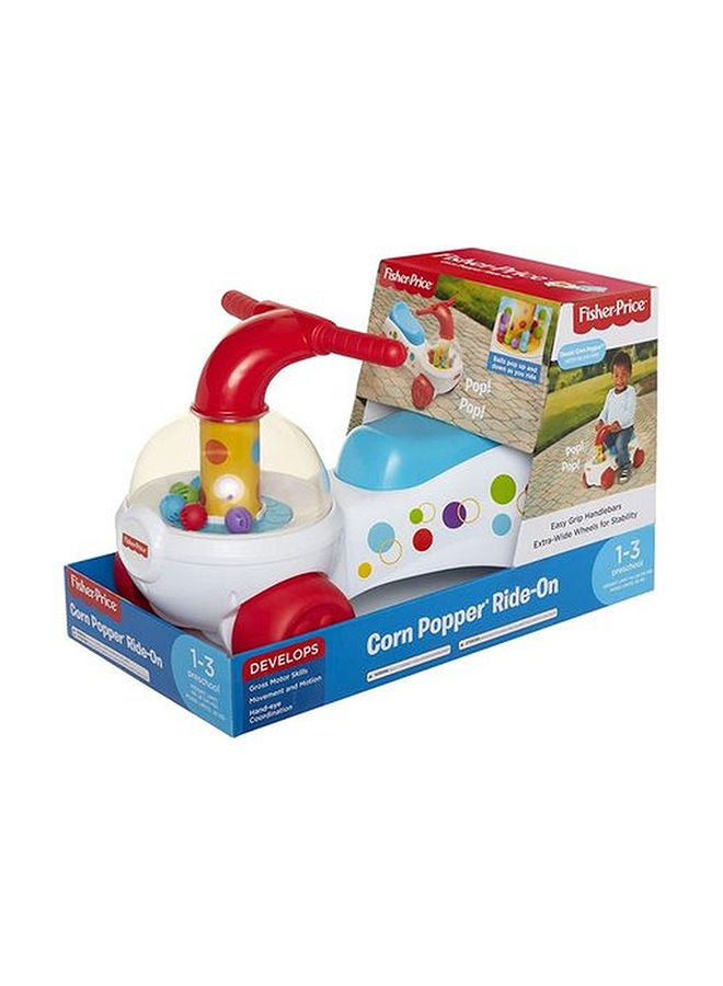 Fisher-Price Fisher Price Ride On Corn Popper, 75775, White Red Blue, 75775 1 - Image 1
