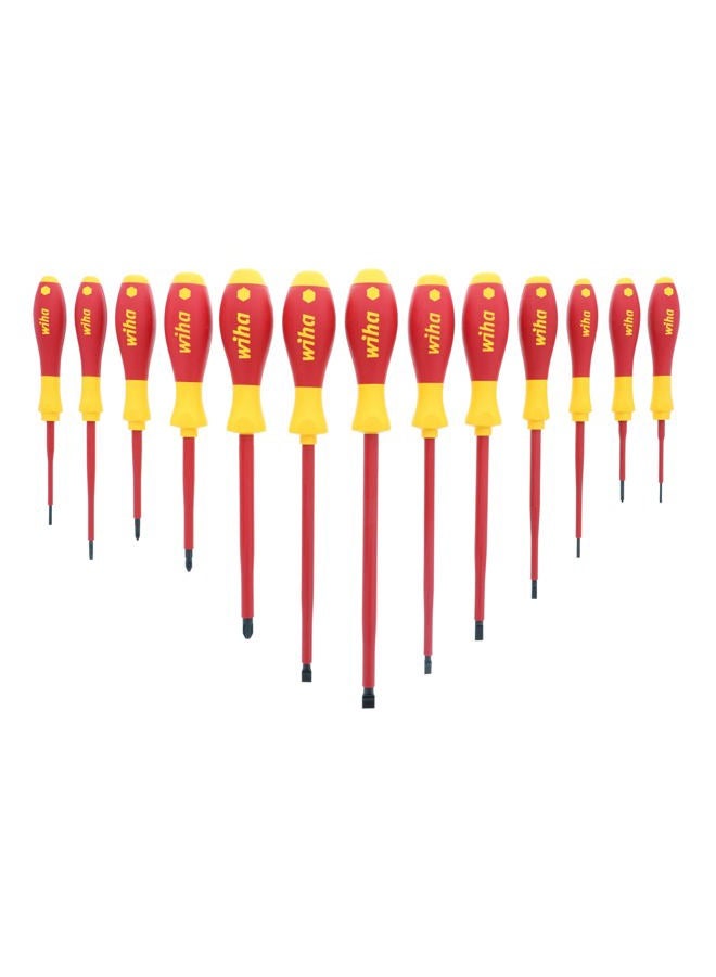 Wiha 32094 Slotted and Phillips Insulated Screwdriver Set, 1000 Volt, 13 Piece - Image 3