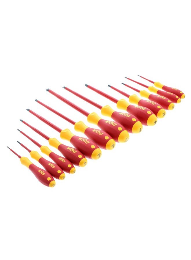 Wiha 32094 Slotted and Phillips Insulated Screwdriver Set, 1000 Volt, 13 Piece - Image 2
