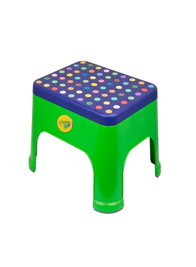 Crayola 7'' Step Stool for Kids (1 Pack), Toddler Color Learning, Toddler Step Stool, Kitchen Stool for Toddlers, Stepping Stool for Kids Bathroom, Potty Training Step Stool, Step Stool 300lb Capacity - Image 1