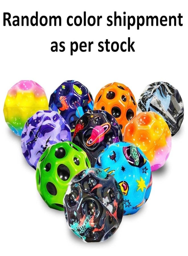PN AVAN Moon Ball for Kids – Soft Bouncing, Jumping & Bounce Ball Toys for Kids Age 2-5 Years | Indoor Outdoor Activity Toy | Colorful Option for Toddlers (Multicolour Pack of 1) - Image 3