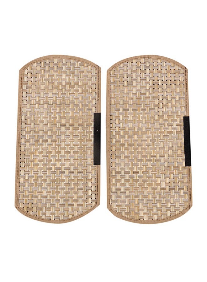 Kuber Industries Kuber Industries Jute 2 Pieces Fridge Handle Cover (Brown), CTKTC13871,Standard - Image 3