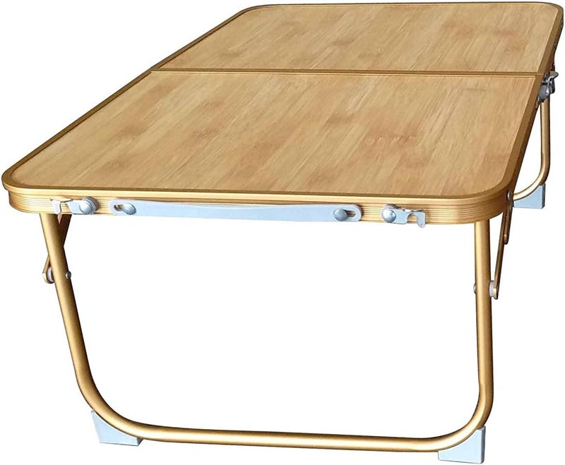 طاولة نزهة قابلة للطي من الألومنيوم الصغيرة من Procamp مع سطح MDF بطول 4 أقدام PRO000056