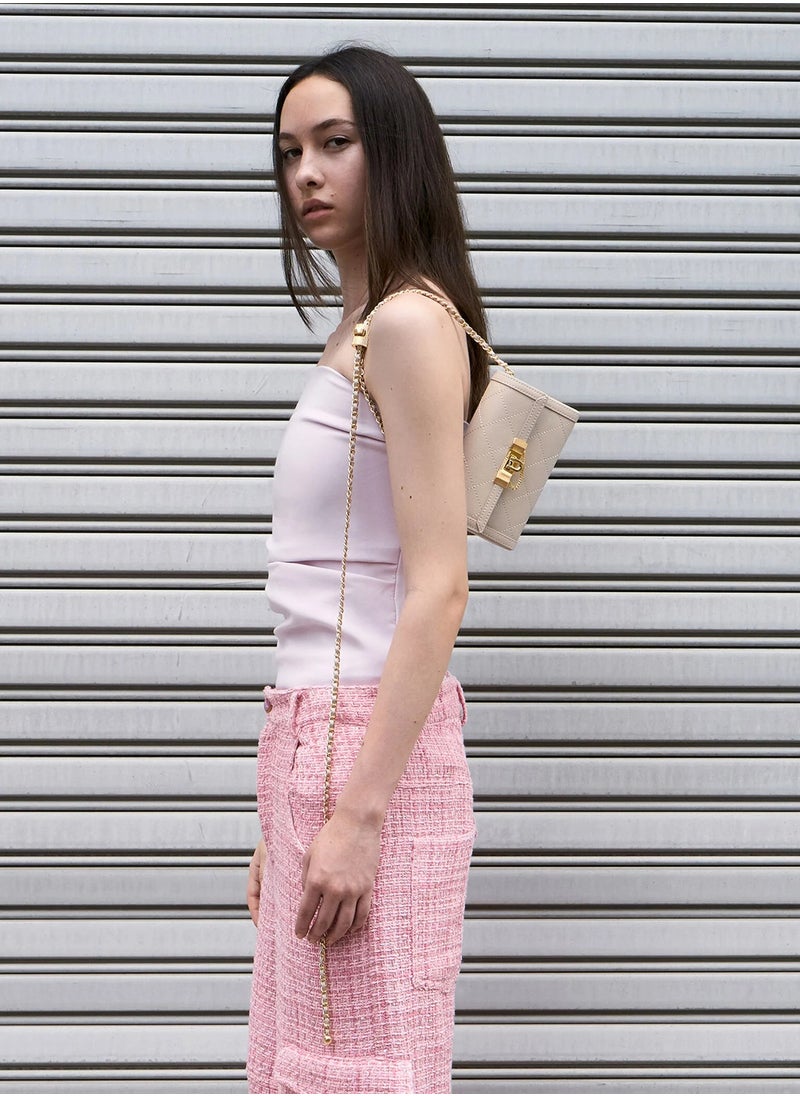 Charles & Keith Charles & Keith Tallulah Metal Chain Clutch  - Image 2