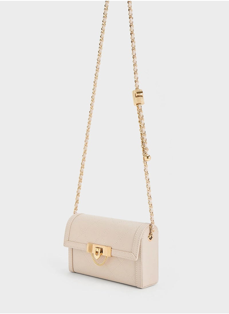 Charles & Keith Charles & Keith Tallulah Metal Chain Clutch  - Image 3
