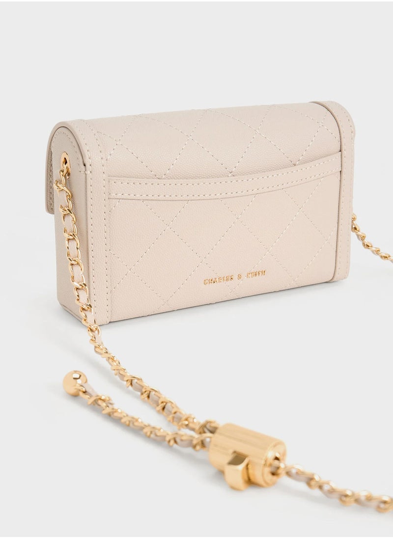 Charles & Keith Charles & Keith Tallulah Metal Chain Clutch  - Image 5