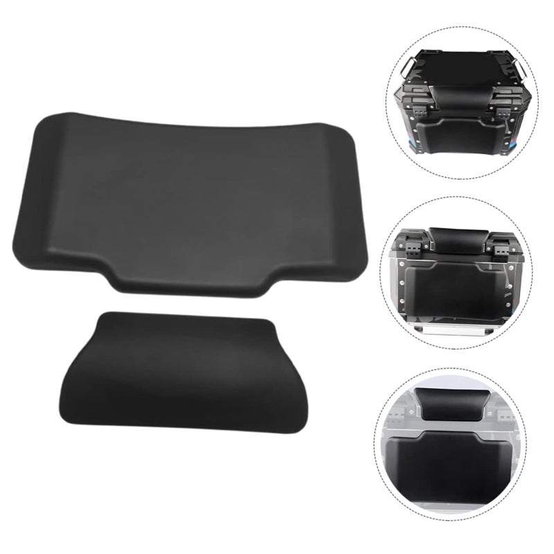 وسادة مسند ظهر دراجة نارية وسادة داعمة قطنية محمولة للقطنية أسود مقاومة للبلى - Image 3