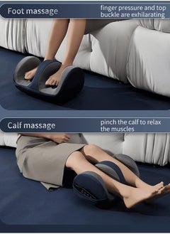ABJ Electric Foot Massager Machine with Heat and Remote Control, Adjustable Calf and Deep Tissue Shiatsu Massage, Pain Relief for Plantar Fasciitis, Improves Circulatory Flow  - Image 4