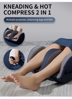 ABJ Electric Foot Massager Machine with Heat and Remote Control, Adjustable Calf and Deep Tissue Shiatsu Massage, Pain Relief for Plantar Fasciitis, Improves Circulatory Flow  - Image 5