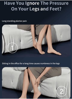 ABJ Electric Foot Massager Machine with Heat and Remote Control, Adjustable Calf and Deep Tissue Shiatsu Massage, Pain Relief for Plantar Fasciitis, Improves Circulatory Flow  - Image 2
