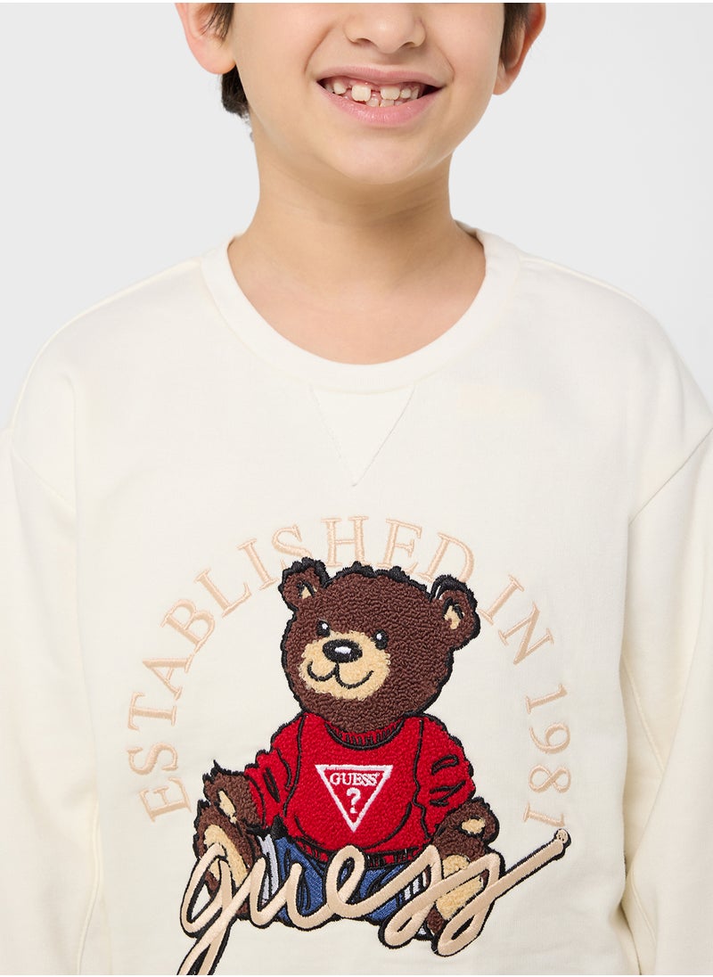 GUESS Kids Graphic Sweatshirt  - Image 3