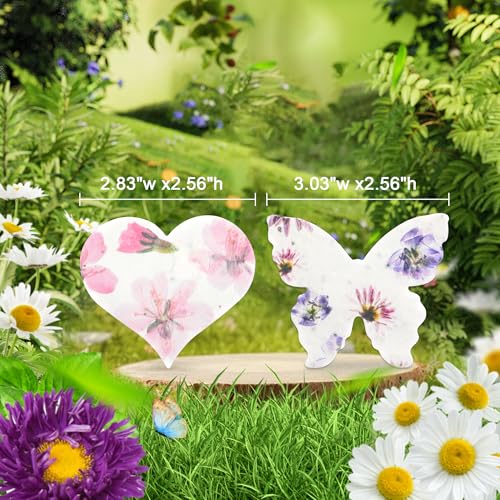 BuggyBeds 48PCS Plantable Seed Paper Hearts & Butterflies – Wildflower Embedded Paper, Unique Gifts for Mothers, Garden Lovers, Weddings, Bridal Showers, Birthdays & Special Celebrations - Image 5
