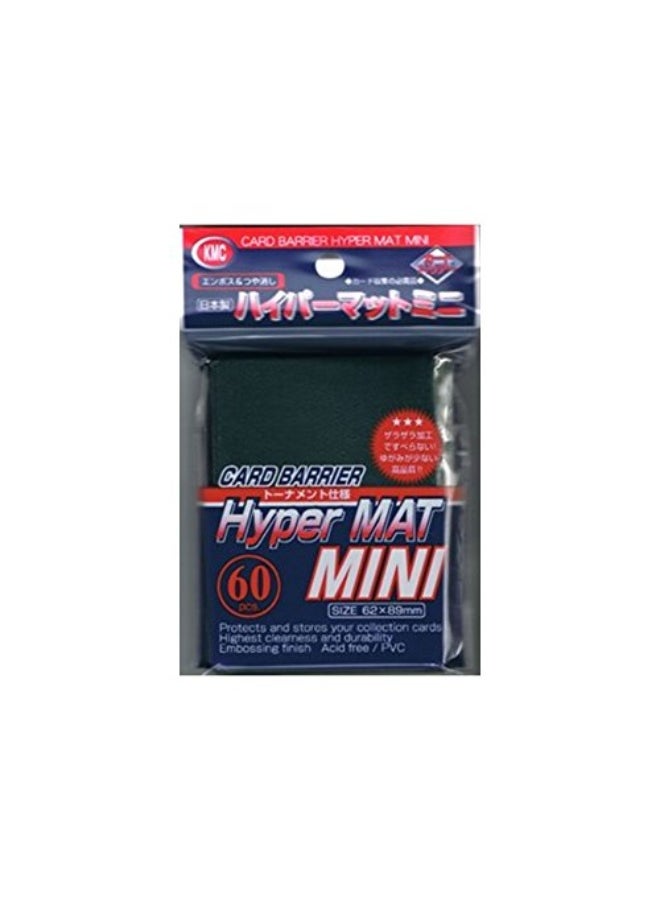 KMC KMC 60 Hyper Mat Green Small Mini Size Sleeves  Japanese Size  YuGiOh  - Image 3