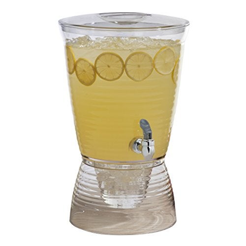 CreativeWare Bark Beverage Dispenser, 2.5 Gallon, Clear, (Pack of 1) - Image 1