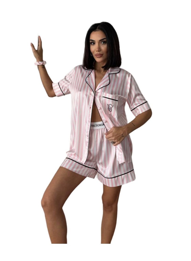 Victoria Secret Pink Victoria Secret Silk Satin Pajama Set - Image 2