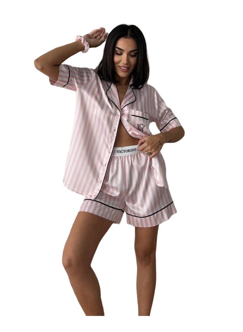 Victoria Secret Pink Victoria Secret Silk Satin Pajama Set - Image 4
