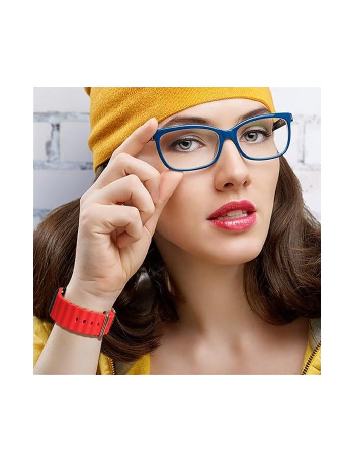 ادهوماكس ساعة T800 الذكية الجديدة 2025، السلسلة 8، تصميم أنيق، شاشة عرض لا نهائية، متتبع لياقة بدنية، معدل ضربات القلب، مراقب الأكسجين، مكالمات، شحن لاسلكي، متوافقة مع أنظمة iOS وأندرويد للرجال والنساء  - Image 2