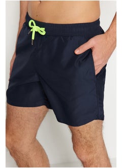 trendyol Navy Blue Men's Basic Standard Size Swimsuit Sea Shorts  - Image 2