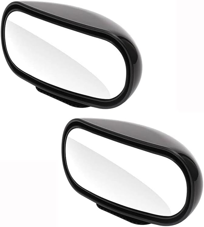 SYOSI Blind Spot Car Rearview Mirror, SYOSI, Rectangular Blind Spot HD Glass Car Rearview Mirror, Adjustable Wide Angle Rear View Mirror for Cars Trucks SUV, 2 Pieces - Image 1