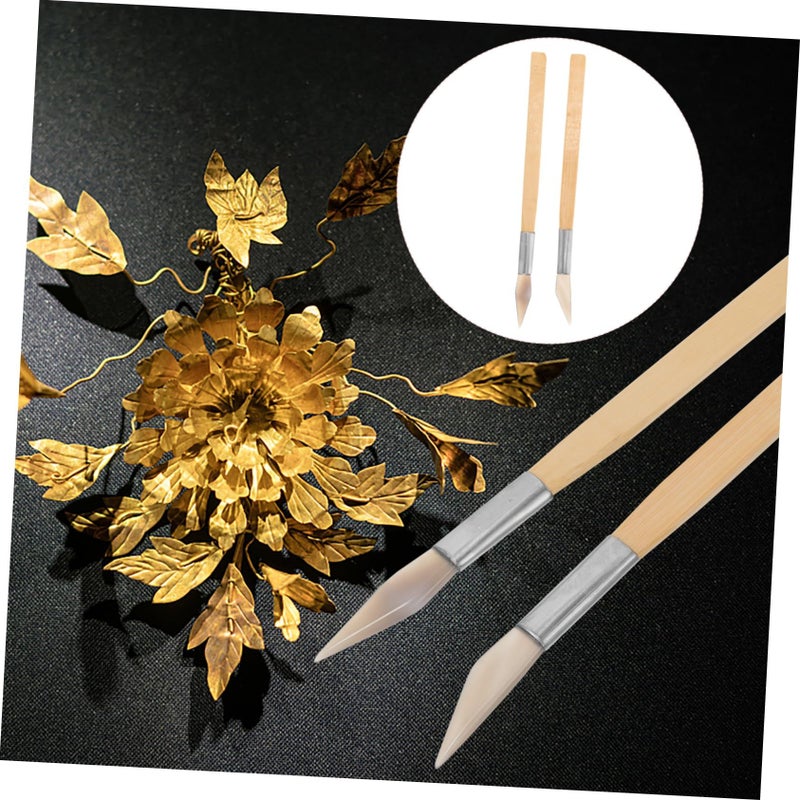 2 Polishing Burnisher Agate Jewelry Tool With Handle For Professional And Personal Use On Work - Image 3