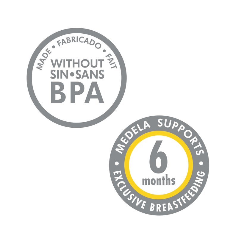 Medela Medium Flow Spare Nipples with Wide Base, 3 Pack, Compatible with Medela Storage Bottles, Made Without BPA - Image 4