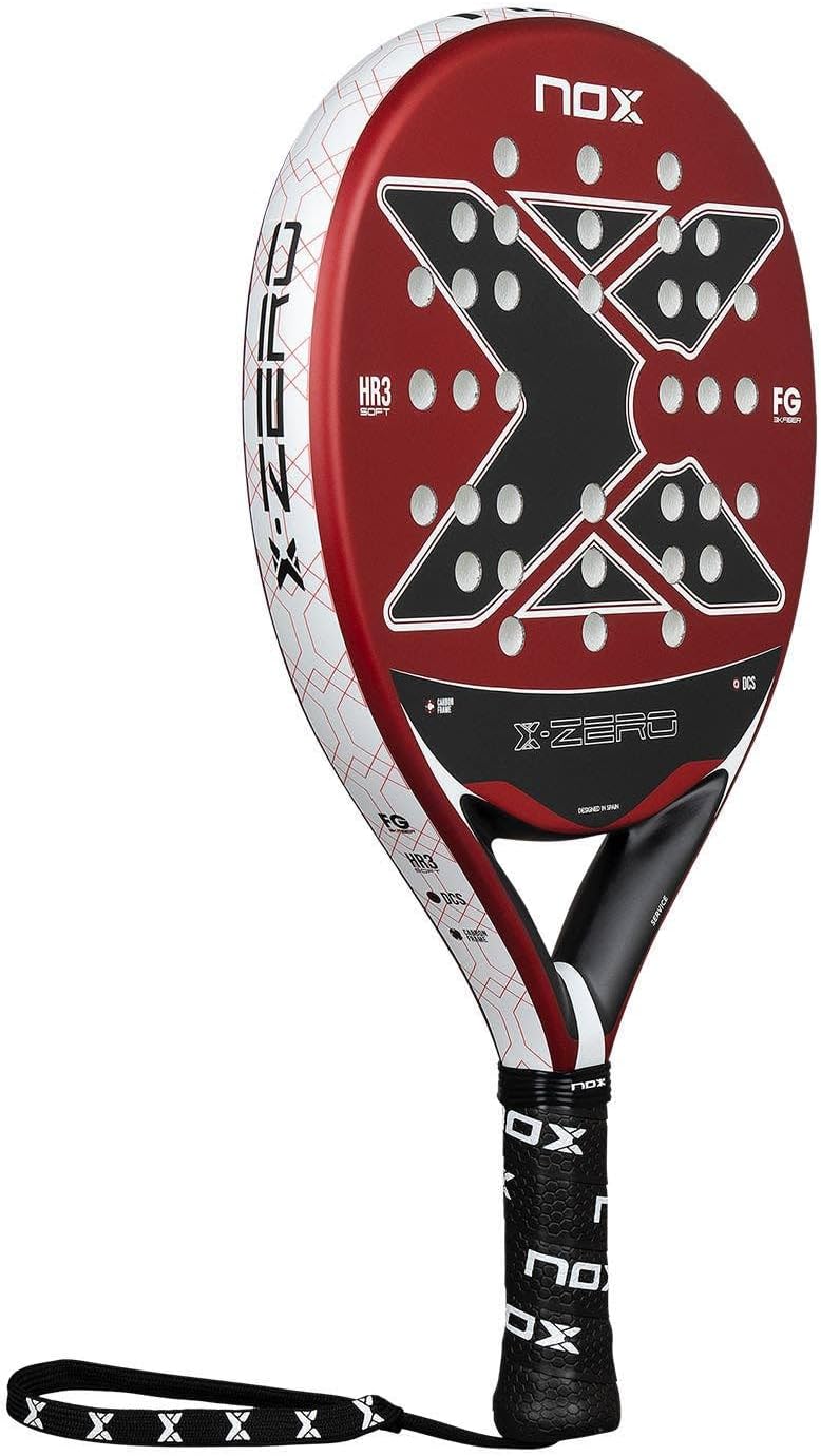 NOX X-Zero 2026 Padel Racket – 4” Grip, Round Shape, Soft Touch Control for Beginners & Casual Players- Red - Image 5