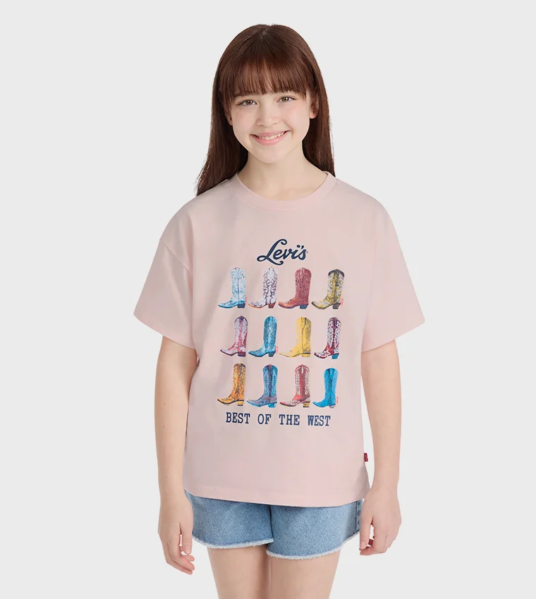 ليفايز LVG BOOTS OVERSIZED SS TEE