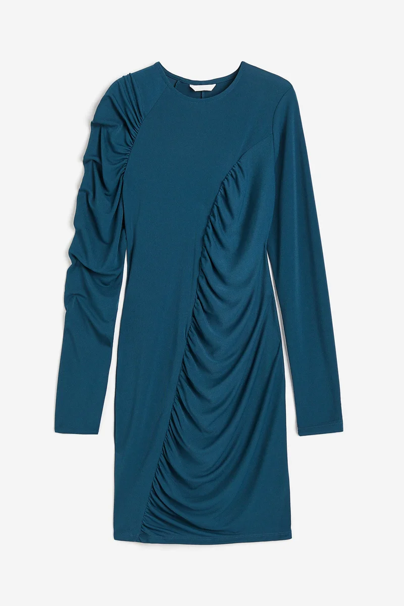 اتش اند ام Draped Knitted Dress