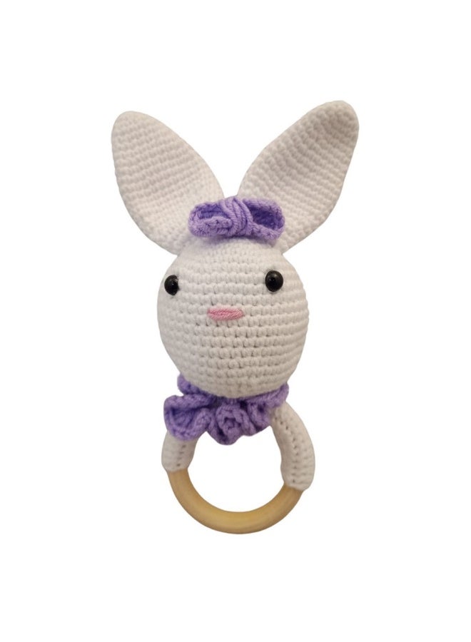 Pikkaboo Heavenly Hugs Miss Rabbit Crochet Teether and Booties - Image 5