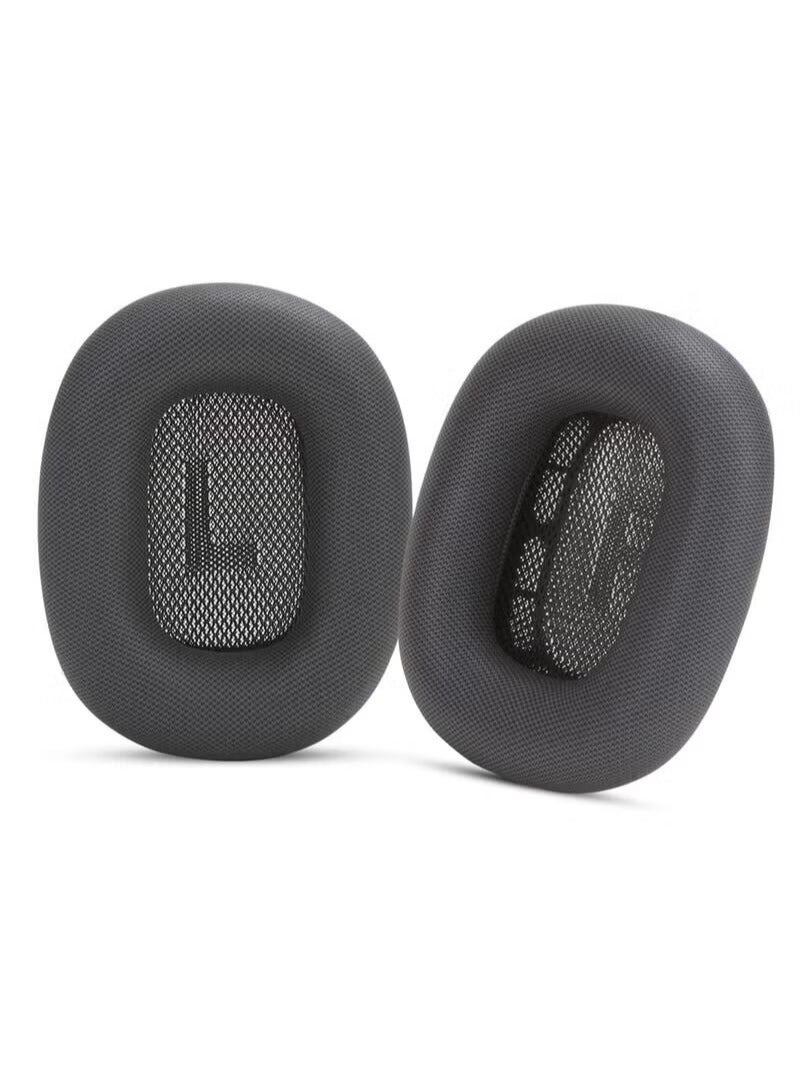 Ear Cushions for AirPods Max Headphones Earpads Replacement Ear Pad Covers Earmuffs with Protein Leather, Memory Foam and Magnet Black - Image 1