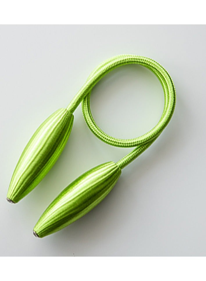 Curtain Straps, One Pair Set, No Need For Punching, Curtain Storage Rope, Twisting And Twisting, Music Binding Rope Strap - Image 1