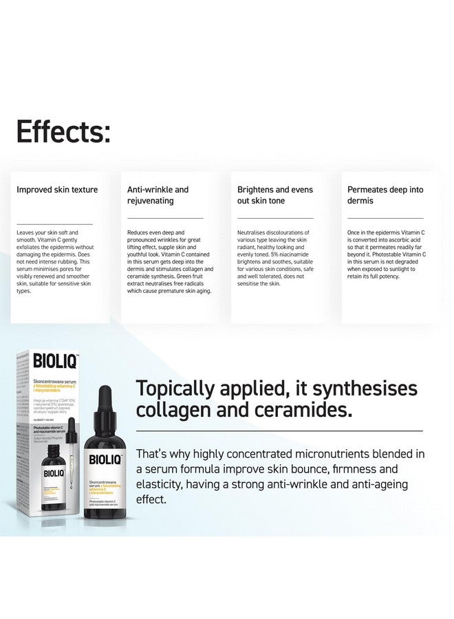 بايولك مصل برو فيتامين C والنياسيناميد بتركيبة فعالة مضادة للشيخوخة لبشرة مشرقة ونضرة معززة بمستخلص الفاكهة الخضراء 10% تركيز النسغ وتركيبة الكولاجين 20 مل - Image 4